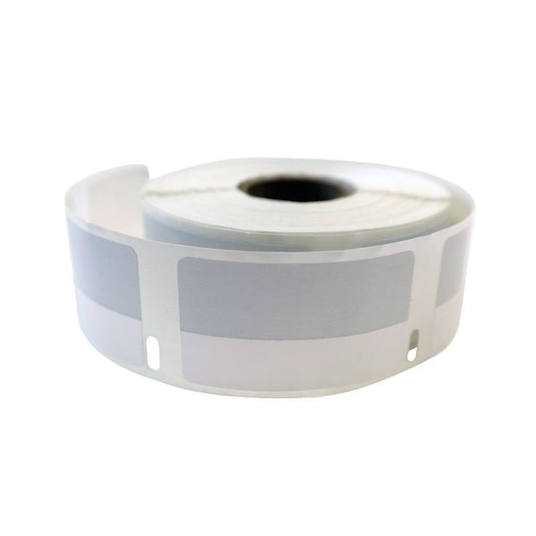 Dymo Printer Adhesive Backed Gray Bin Tag Labels - Roll